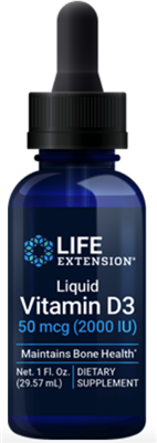 Liquid Vitamin D3 (50mcg, 2000 IU, 1 FL Oz)