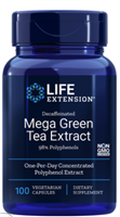 Decaffeinated Mega Green Tea Extract (100 vegetarian capsules)