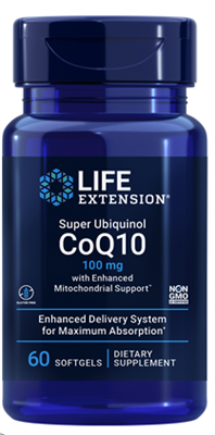Super Ubiquinol CoQ10 with Enhanced Mitochondrial Supportâ„¢ (100 mg, 60 softgels)