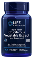 Triple Action Cruciferous Vegetable Extract and Resveratrol (60 vegetarian capsules)