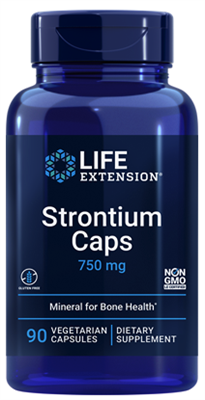 Strontium Caps (750 mg, 90 vegetarian capsules)
