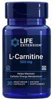 L-Carnitine (500 mg, 30 vegetarian capsules)