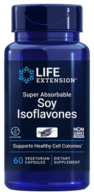 Super Absorbable Soy Isoflavones (60 vegetarian capsules)