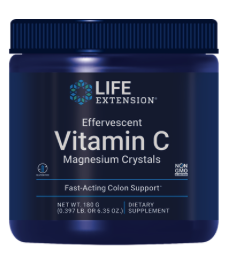 Effervescent Vitamin C Magnesium Crystals (180 grams, .397 LB))