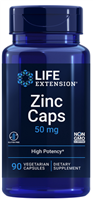 Zinc Caps (50 mg, 90 vegetarian capsules)