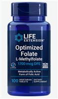 Optimized Folate (1700 mcg, 100 vegetarian tablets)