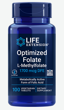 Optimized Folate (1700 mcg, 100 vegetarian tablets)