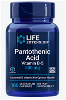 Pantothenic Acid (500 mg, 100 vegetarian capsules)