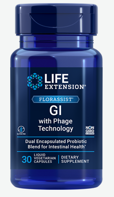 FLORASSISTÂ® GI with Phage Technology (30 liquid vegetarian capsules)