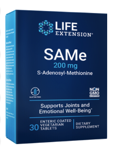 SAMe (200 mg, 30 enteric-coated vegetarian tablet)
