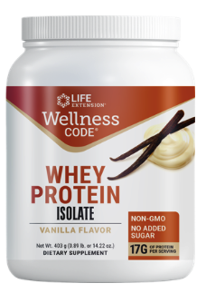 Wellness CodeÂ® Whey Protein Isolate (Vanilla) (403 grams)