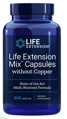 Life Extension Mixâ„¢ Capsules without Copper (360 capsules)