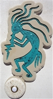 Turquoise Kokopelli Inlay