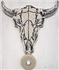 Large Cattle Skull Inlay