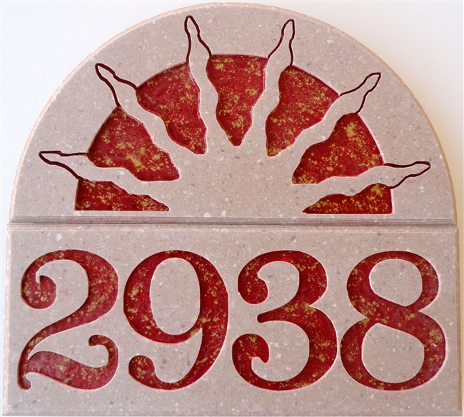 Crown, 4 Number Plaque, Sun Plaque