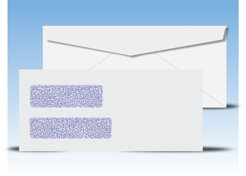 #9 Double Window Envelopes - Regular Gum Seal, # 13005