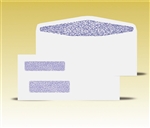 #9 Double Window Envelopes - Self Seal Gum, # 13055-SS (QuickBooks Compatible)