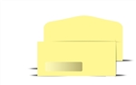 # 10 Canary Colored Wove Window Envelope, # 71048