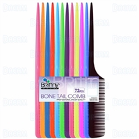 Brittny Bone Tail Comb - Assorted Clear