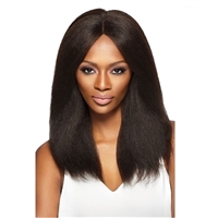 Glamourtress, wigs, weaves, braids, half wigs, full cap, hair, lace front, hair extension, nicki minaj style, Brazilian hair, crochet, hairdo, Outre Simply 100% Non-processed Brazilian Human Hair 4x4 Hand-Tied Lace Front Wig - Natural Blow Out Straight