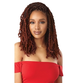 Glamourtress, wigs, weaves, braids, half wigs, full cap, hair, lace front, hair extension, nicki minaj style, Brazilian hair, crochet, hairdo, wig tape, remy hair, Lace Front Wigs, Outre Synthetic Braid - X PRESSION TWISTED UP WAVY BOMB TWIST 18"