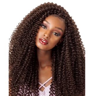 Glamourtress, wigs, weaves, braids, half wigs, full cap, hair, lace front, hair extension, nicki minaj style, Brazilian hair, crochet, hairdo, wig tape, remy hair, Lace Front Wigs, Remy Hair, Sensationnel Lulutress Synthetic Braid - WATER WAVE 18