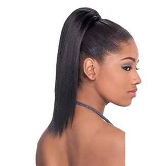 Glamourtress, wigs, weaves, braids, half wigs, full cap, hair, lace front, hair extension, nicki minaj style, Brazilian hair, crochet, hairdo, wig tape, remy hair, Lace Front Wigs, Remy Hair, Human Hair, Shake-N-Go Equal Yaky Straight Ponytail 12in