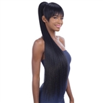 Glamourtress, wigs, weaves, braids, half wigs, full cap, hair, lace front, hair extension, nicki minaj style, Brazilian hair, crochet, hairdo, wig tape, remy hair, Lace Front Wigs, Freetress Equal Synthetic Ponytail + China Bang - LONG SLEEK YAKY 36" 2PCS