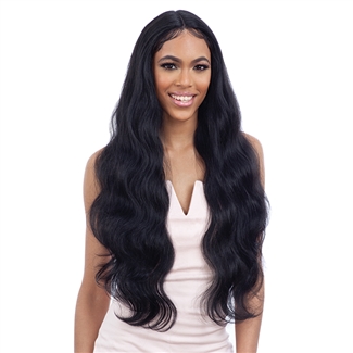 Model Model Synthetic Freedom Part Lace Front Wig NUMBER 010