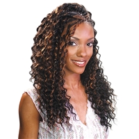 Glamourtress, wigs, weaves, braids, half wigs, full cap, hair, lace front, hair extension, nicki minaj style, Brazilian hair, crochet, hairdo, wig tape, remy hair, Lace Front Wigs, Remy Hair, Freetress Synthetic Braid -  DEEP TWIST BULK 22