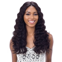 Glamourtress, wigs, weaves, braids, half wigs, full cap, hair, lace front, hair extension, nicki minaj style, Brazilian hair, crochet, hairdo, wig tape, remy hair, Naked Brazilian Natural Human Hair Lace Front Wig Frontal Lace Wig - LOOSE DEEP NATURAL 301