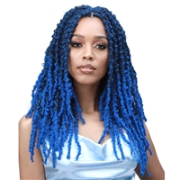 Glamourtress, wigs, weaves, braids, half wigs, full cap, hair, lace front, hair extension, nicki minaj style, Brazilian hair, crochet, hairdo, wig tape, remy hair, Lace Front Wigs, Bobbi Boss African Roots Crochet Braid - CALIF. BUTTERFLY LOCS 14 3X