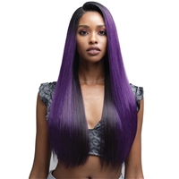 Glamourtress, wigs, weaves, braids, half wigs, full cap, hair, lace front, hair extension, nicki minaj style, Brazilian hair, crochet, hairdo, wig tape, remy hair, Lace Front Wigs, Bobbi Boss Human Hair Blend 13X4 Swiss Lace Front Wig - MBLF180 DAYANA