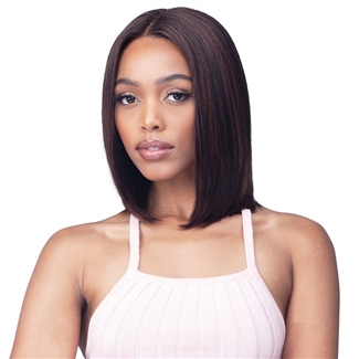 Glamourtress, wigs, weaves, braids, half wigs, full cap, hair, lace front, hair extension, nicki minaj style, Brazilian hair, crochet, hairdo, wig tape, remy hair, Lace Front Wigs, Bobbi Boss 100% Human Hair HD Deep Part Lace Wig - MHLF587 STRAIGHT 12