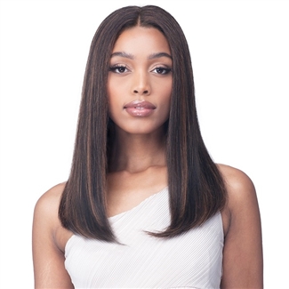 Glamourtress, wigs, weaves, braids, half wigs, full cap, hair, lace front, hair extension, nicki minaj style, Brazilian hair, crochet, hairdo, wig tape, remy hair, Lace Front Wigs, Bobbi Boss 100% Human Hair HD Deep Part Lace Wig - MHLF589 STRAIGHT 18