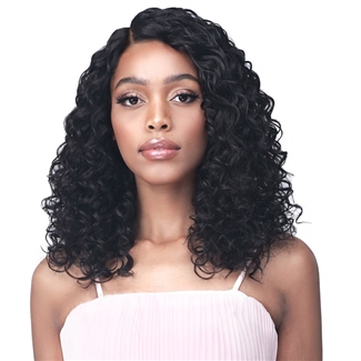 Glamourtress, wigs, weaves, braids, half wigs, full cap, hair, lace front, hair extension, nicki minaj style, Brazilian hair, crochet, hairdo, wig tape, remy hair, Lace Front Wigs, Bobbi Boss 100% Unprocessed 5" Lace Wig - MHLF595 WATER WAVE 16