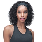 Glamourtress, wigs, weaves, braids, half wigs, full cap, hair, lace front, hair extension, nicki minaj style, Brazilian hair, crochet, hairdo, wig tape, remy hair, Lace Front Wigs, Remy Hair, Bobbi Boss 100% Human Hair Headband Wig - MH1402 MALINA