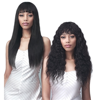 Glamourtress, wigs, weaves, braids, half wigs, full cap, hair, lace front, hair extension, nicki minaj style, Brazilian hair, crochet, hairdo, wig tape, remy hair, Lace Front Wigs, Remy Hair, Bobbi Boss 100% Human Hair Wet & Wavy Wig - MH1297 TONINA