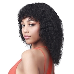 Glamourtress, wigs, weaves, braids, half wigs, full cap, hair, lace front, hair extension, nicki minaj style, Brazilian hair, crochet, hairdo, wig tape, remy hair, Lace Front Wigs, Bobbi Boss MediFresh 100% Human Hair Wet & Wavy Wig - MH1302 OLINDA