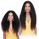 Glamourtress, wigs, weaves, braids, half wigs, full cap, hair, lace front, hair extension, nicki minaj style, Brazilian hair, crochet, wig tape, Bobbi Boss 100% Unprocessed Human Hair 13X4 HD 360 Lace Frontal Wig - MHLF520L Wet & Wavy ZENOBIA 24