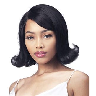 Glamourtress, wigs, weaves, braids, half wigs, full cap, hair, lace front, hair extension, nicki minaj style, Brazilian hair, crochet, wig tape, remy hair, Lace Front Wigs, Bobbi Boss 100% Unprocessed Human Hair Lace Front Wig - MHLF541 CHARLEE