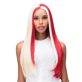 Glamourtress, wigs, weaves, braids, half wigs, full cap, hair, lace front, hair extension, nicki minaj style, Brazilian hair, crochet, wig tape, remy hair, Lace Front Wigs, Bobbi Boss Synthetic 13x4 Deep HD Lace Wig - MLF242 GARNET