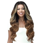 Glamourtress, wigs, weaves, braids, half wigs, full cap, hair, lace front, hair extension, nicki minaj style, Brazilian hair, crochet, wig tape, remy hair, Lace Front Wigs, Bobbi Boss MEDIFRESH Synthetic Lace Front Wig - MLF433 BRIANNE