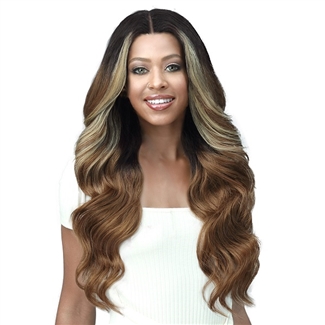 Glamourtress, wigs, weaves, braids, half wigs, full cap, hair, lace front, hair extension, nicki minaj style, Brazilian hair, crochet, wig tape, remy hair, Lace Front Wigs, Bobbi Boss MEDIFRESH Synthetic Lace Front Wig - MLF433 BRIANNE