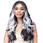 Glamourtress, wigs, weaves, braids, half wigs, full cap, hair, lace front, hair extension, nicki minaj style, Brazilian hair, crochet, wig tape, remy hair, Lace Front Wigs, Bobbi Boss Synthetic 13x7 Glueless HD Lace Frontal Wig - MLF603 DOMICIA