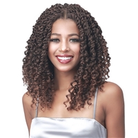 Glamourtress, wigs, weaves, braids, half wigs, full cap, hair, lace front, hair extension, nicki minaj style, Brazilian hair, crochet, wig tape, Bobbi Boss Synthetic 4x4 Hand-Tied Braided Lace Front Wig - MLF611 PASSION TWIST BOHO 16