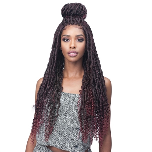 Bobbi Boss Synthetic 4x4 Hand Tied Braided Lace Front Wig