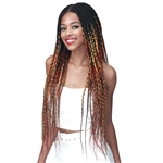 Glamourtress, wigs, weaves, braids, half wigs, full cap, hair, lace front, hair extension, nicki minaj style, Brazilian hair, crochet, wig tape, Bobbi Boss Synthetic Hair 13x5 Frontal Lace Wig - MLF623 KNOTLESS BOX BRAID 30