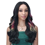 Glamourtress, wigs, weaves, braids, half wigs, full cap, hair, lace front, hair extension, nicki minaj style, Brazilian hair, crochet, wig tape, remy hair, Lace Front Wigs,Bobbi Boss Synthetic HD Lace Deep Part Wig - MLF653 ADELYN