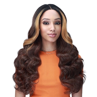 Glamourtress, wigs, weaves, braids, half wigs, full cap, hair, lace front, hair extension, nicki minaj style, Brazilian hair, crochet, wig tape, remy hair, Lace Front Wigs,Bobbi Boss Synthetic HD Lace Deep Part Wig - MLF654 FATIMA